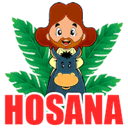 Hosana Palmsunday Sticker by Amiguinhos de Deus