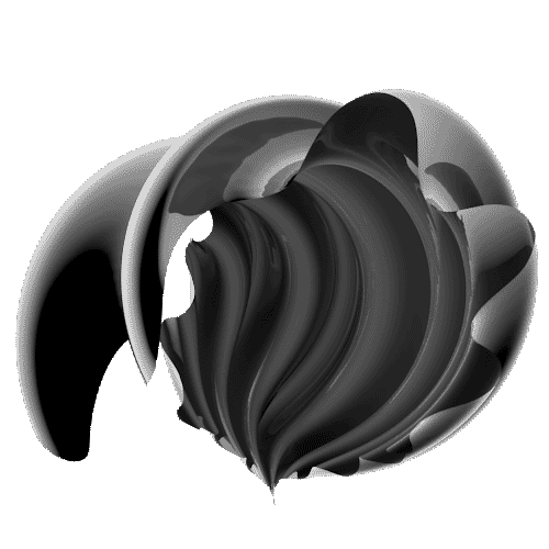 3D Wave Sticker by Vince Mckelvie