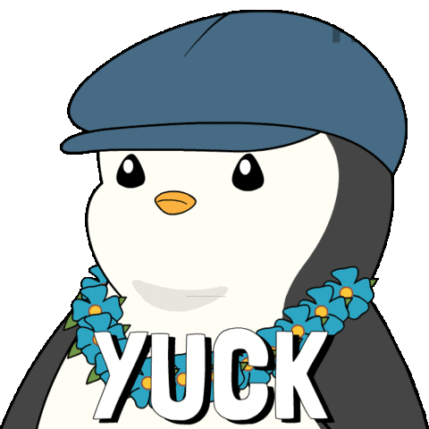 Penguin Do Not Want Sticker by Pudgy Penguins