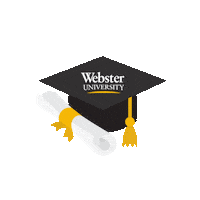 Graduation Grads Sticker by Webster University