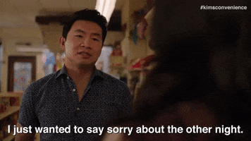 Apologize Series Finale GIF by Kim's Convenience