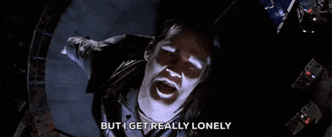 Lonely Jim Carrey GIF