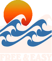 Old School Sun Sticker by Free & Easy