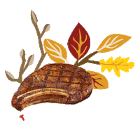 Thanksgiving Steak Sticker by Outback Steakhouse