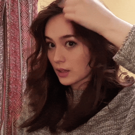 Cute Girl Wow GIF