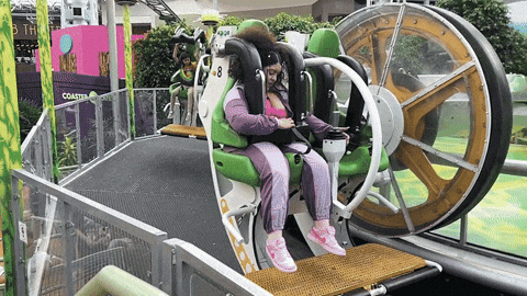 Roller Coaster Nickelodeon GIF
