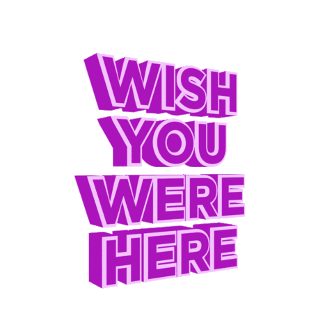 wish you were here Sticker