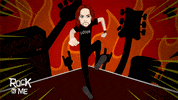 selfishgeneration running run loser 2danimation GIF