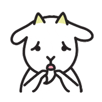 jinsdesk goat jinsdesk Sticker