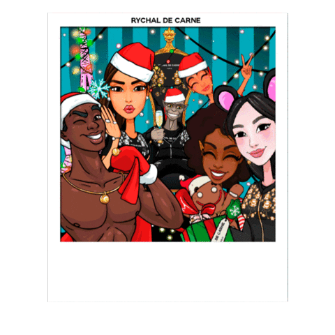 Celebrate New Year Sticker by Rychal de Carne