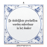 Reflectie Licht Sticker by Tegelspreuken.nl