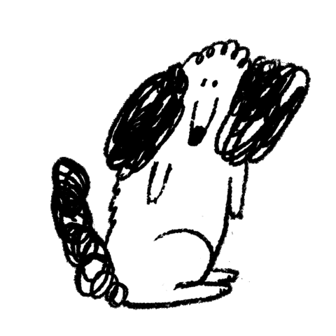 Dog Character Sticker