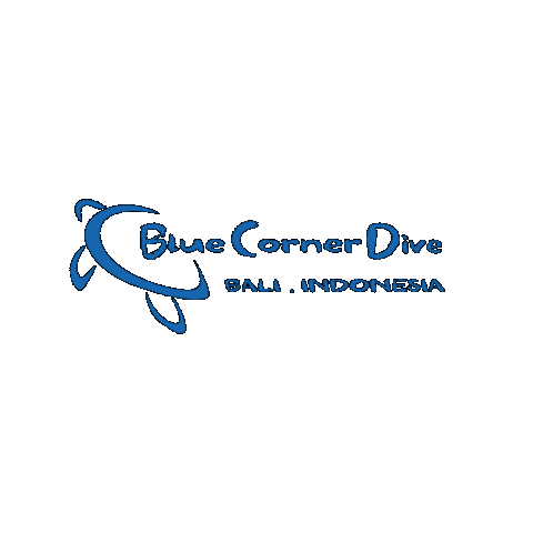 Bluecornerdive bubbles island diving idc Sticker