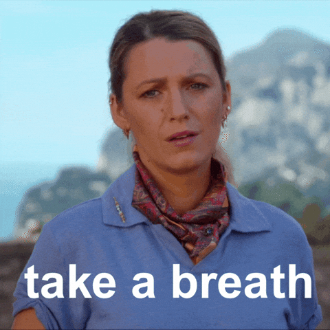Deep Breath What GIF by Blake Lively Fan