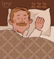 Tired Sherlock Holmes GIF