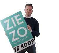 Makelaar Verkocht Sticker by Ziezo Makelaardij