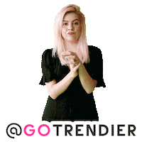 fashion clap Sticker by GoTrendier