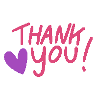 ByCandaceAnn heart thanks purple thankyou Sticker