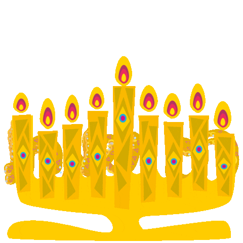 Jewish Hanukkah Sticker