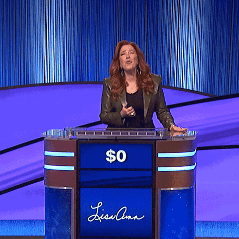 Celebrity Jeopardy Dammit GIF by Jeopardy!
