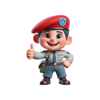 Mascote Cvm Sticker by Colégio Vila Militar - Cornélio Procópio