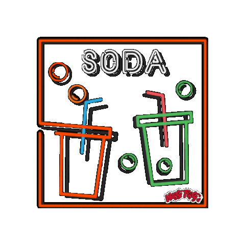 Soda 50S Sticker by niftyfiftys