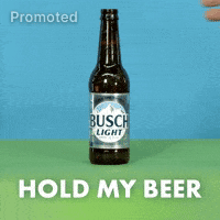 Hold My Beer Busch Light GIF by Busch Beer