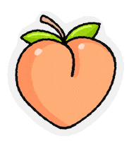 Butter Fingers Peach Pie Sticker by OMY Nails