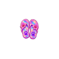 Beach Shoes Sticker