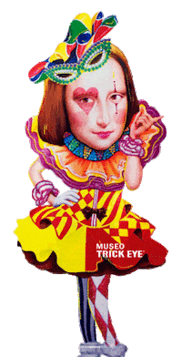 MuseoTrick monalisa trickeye museotrickeye Sticker