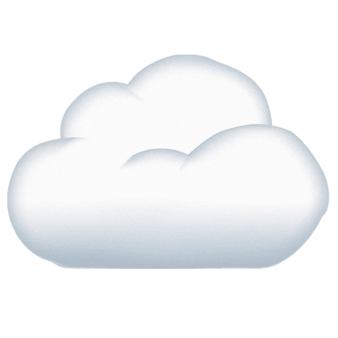 Emoji Cloud Sticker by emoji® - The Iconic Brand