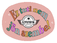 szputnyikshop rainbow vintage egyedi szputnyikshop Sticker