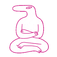 Bird Chill Sticker by Mirjam Debets