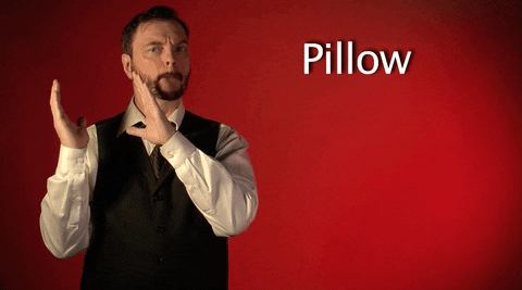 sign language pillow GIF by Sign with Robert