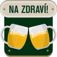 PilsnerUrquell cheers pour plzen nazdravi GIF