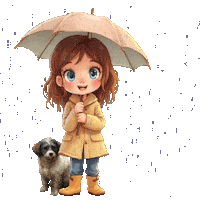 Its Pouring Heavy Rain Sticker