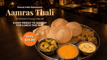 Indian Cuisine Wow GIF by SwarajRestaurant