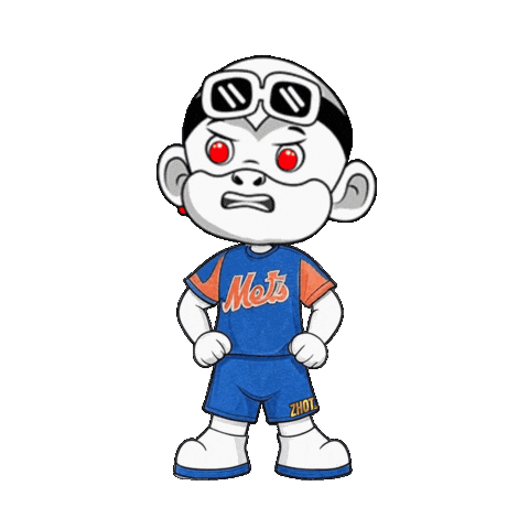 Sad New York Mets Sticker by Zhot