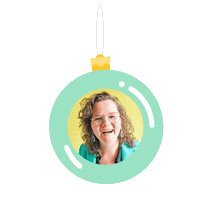 Studioleuks kerstbal studioleuks leukskerst ikbeneenkerstbal Sticker