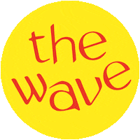 thewavepodcasting the wave thewavepodcasting the wave podcasting rotating the wave logo Sticker