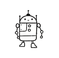 Robot Ai Sticker by KI-Campus