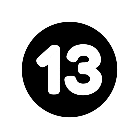 Number Blanco Sticker