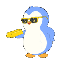 Pay Day Money Sticker by Pudgy Penguins