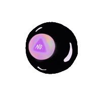 Golddustmoth golddustmoth 8ball magic magic8ball Sticker