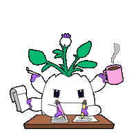 Stressed Coffee Sticker by Magic Eden