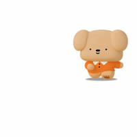 Dog Hello GIF by Daangnmarket