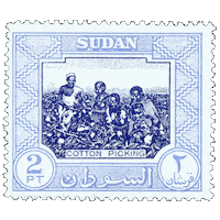 Sudan Cotton Picking Sticker