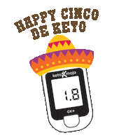 Cinco De Mayo Mexican Sticker by Keto-Mojo