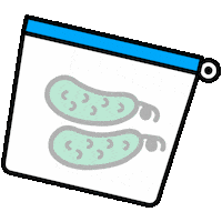Storage Pickles Sticker by clever carbon
