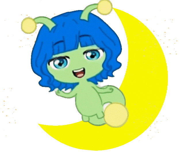 Good Night Stars Sticker by ShimmertheGlowworm